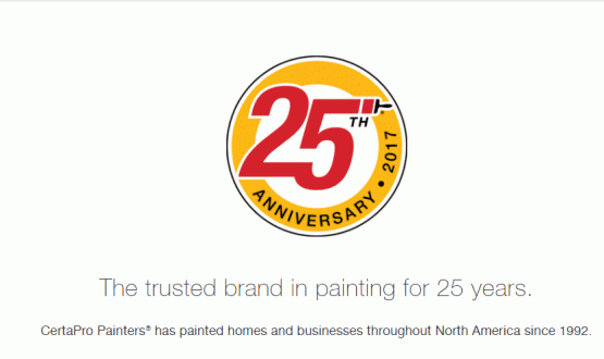 25th Anniversary - CertaPro Painters of kalamazoo